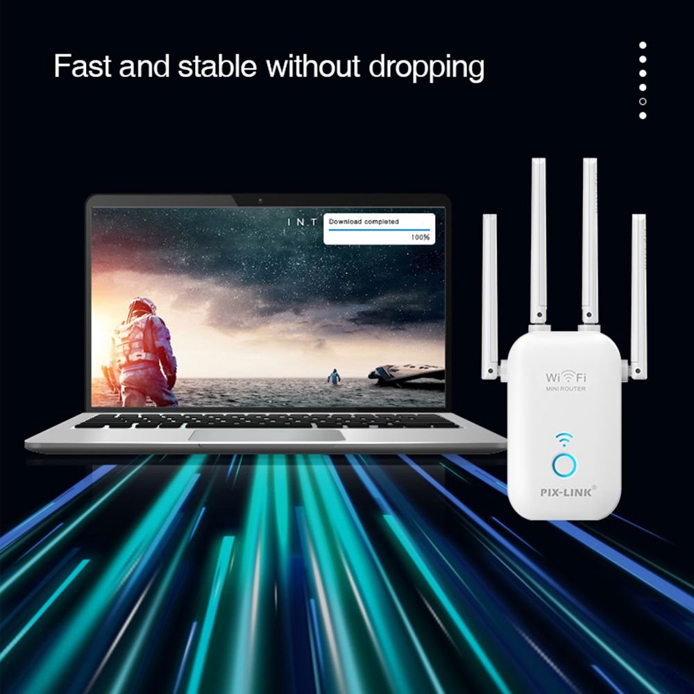 Topleo 1200Mbps Wireless Repeater WiFi Router Signal Booster long range repeater 2g 3g 4g 5g range extender repeater wifi